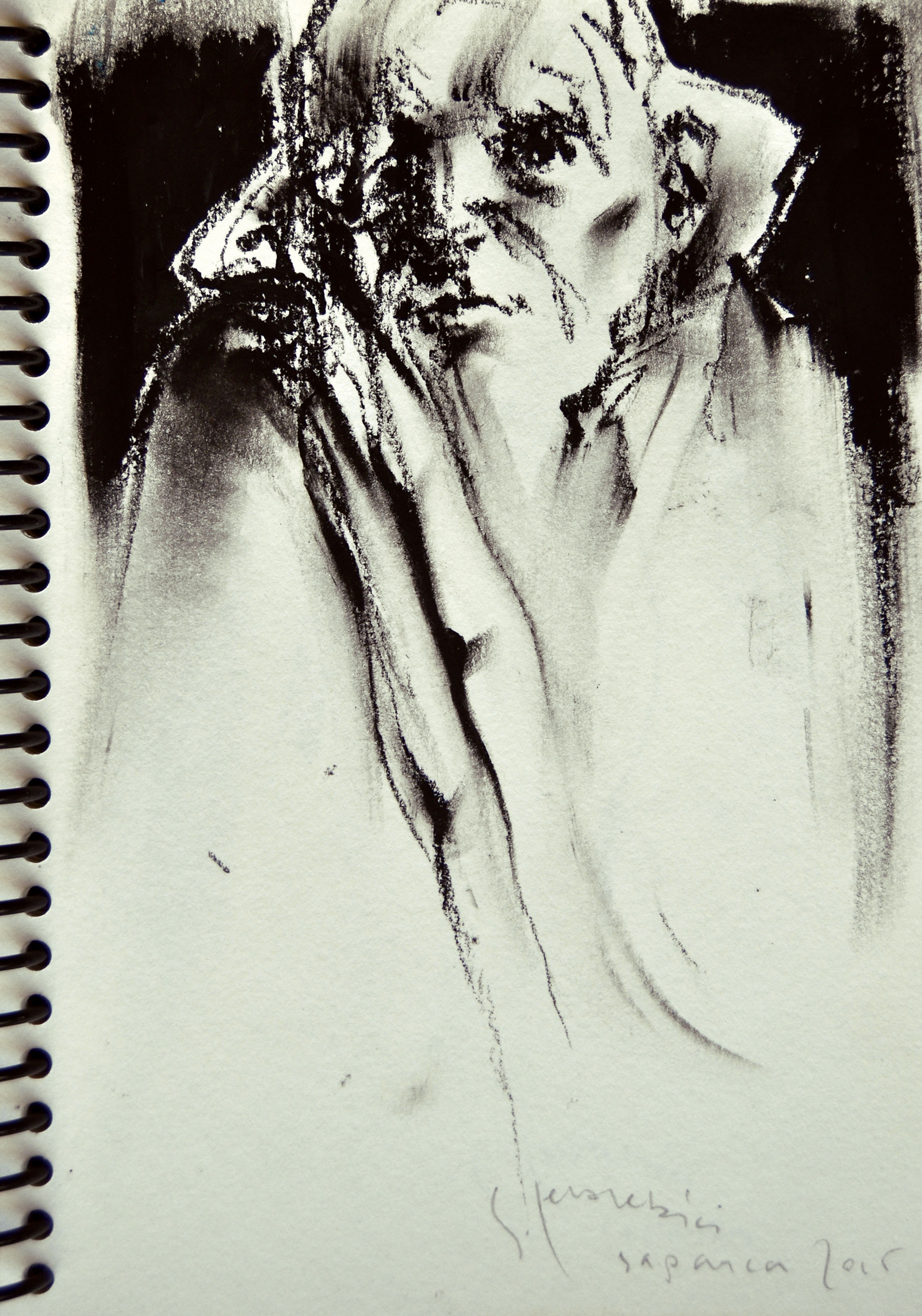 Desen-Drawing 2015 yağlı pastel-oil pastel(defter-notebook) A5--