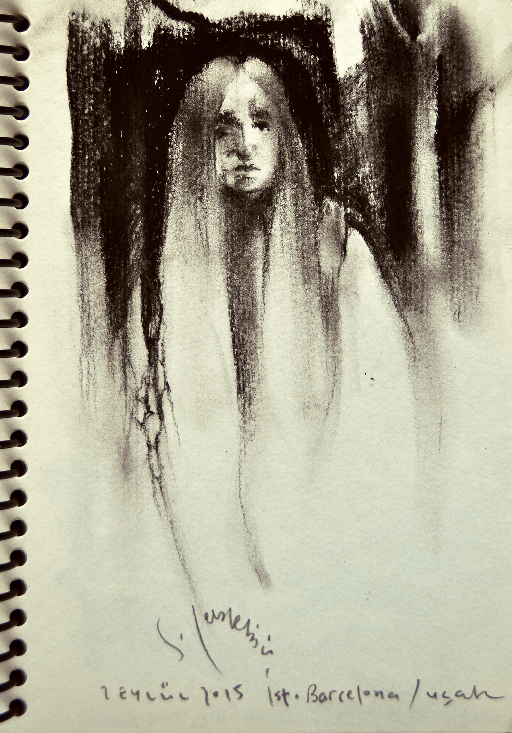 Desen-Drawing 2015 yağlı pastel-oil pastel(defter-notebook) A5.-.