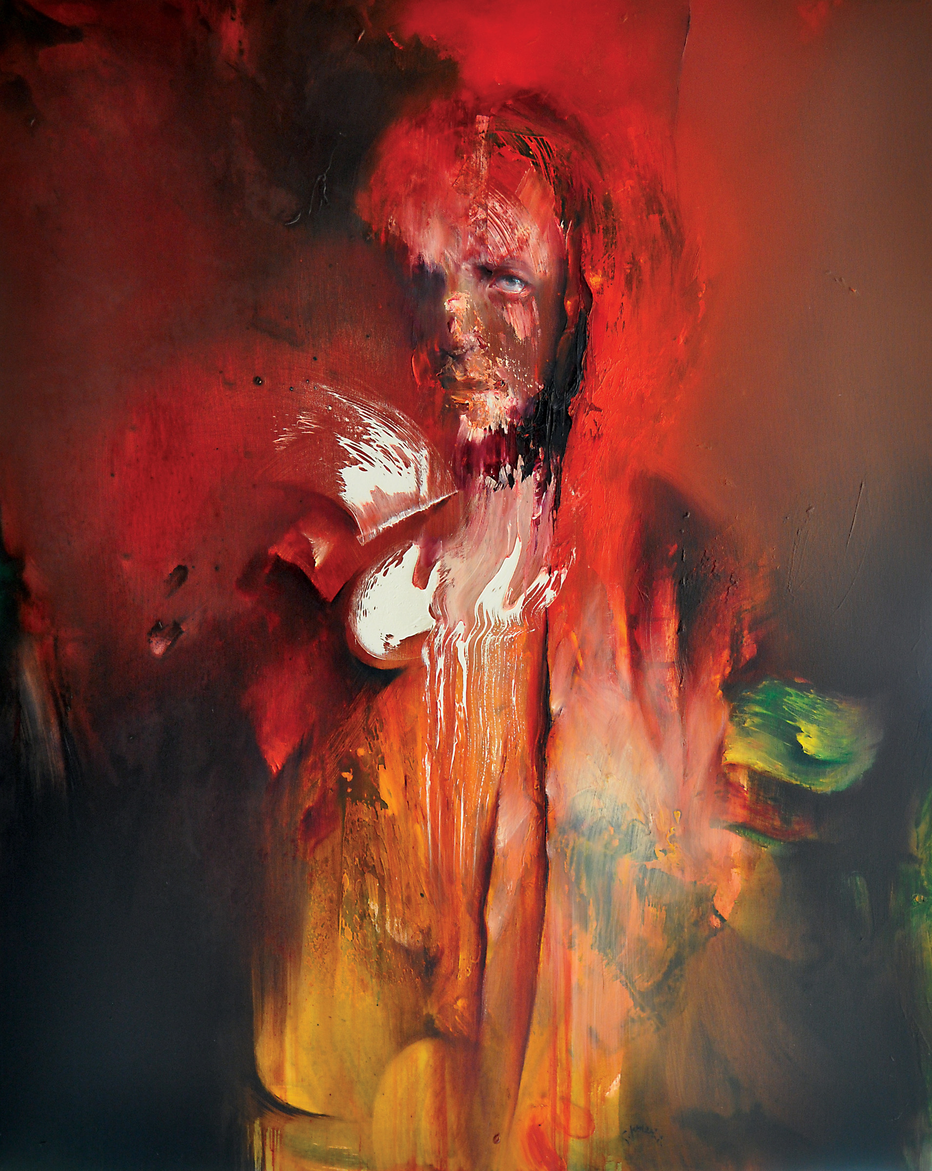Portre serisi - Portrait series 2014-'16 tuval üzerine yağlıboya - oil on canvas 150x120 cm